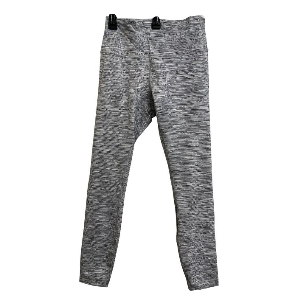 Lululemon High Rise Active Wear Grey Leggings size 8